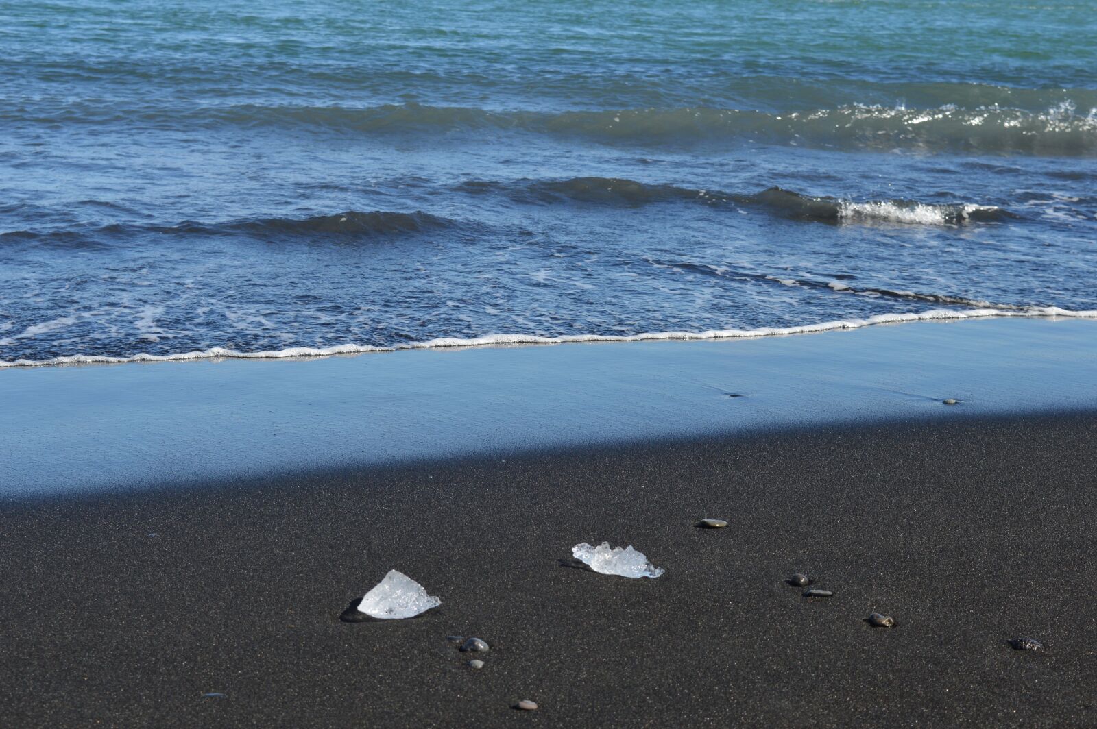 Nikon D3200 sample photo. Sand beach, water, iceland photography