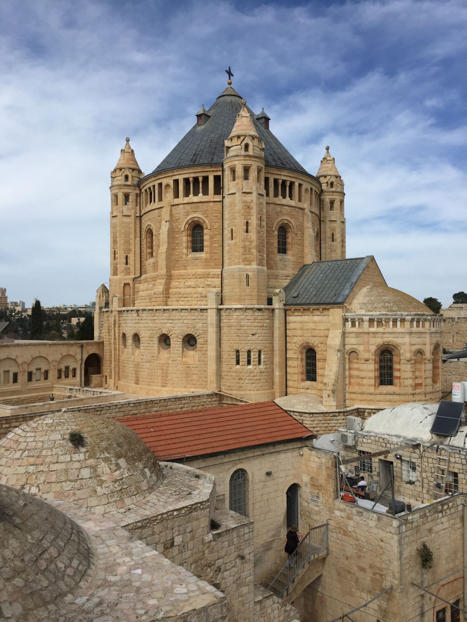 iPhone 6 back camera 4.15mm f/2.2 sample photo. Israel, jerusalem, church photography