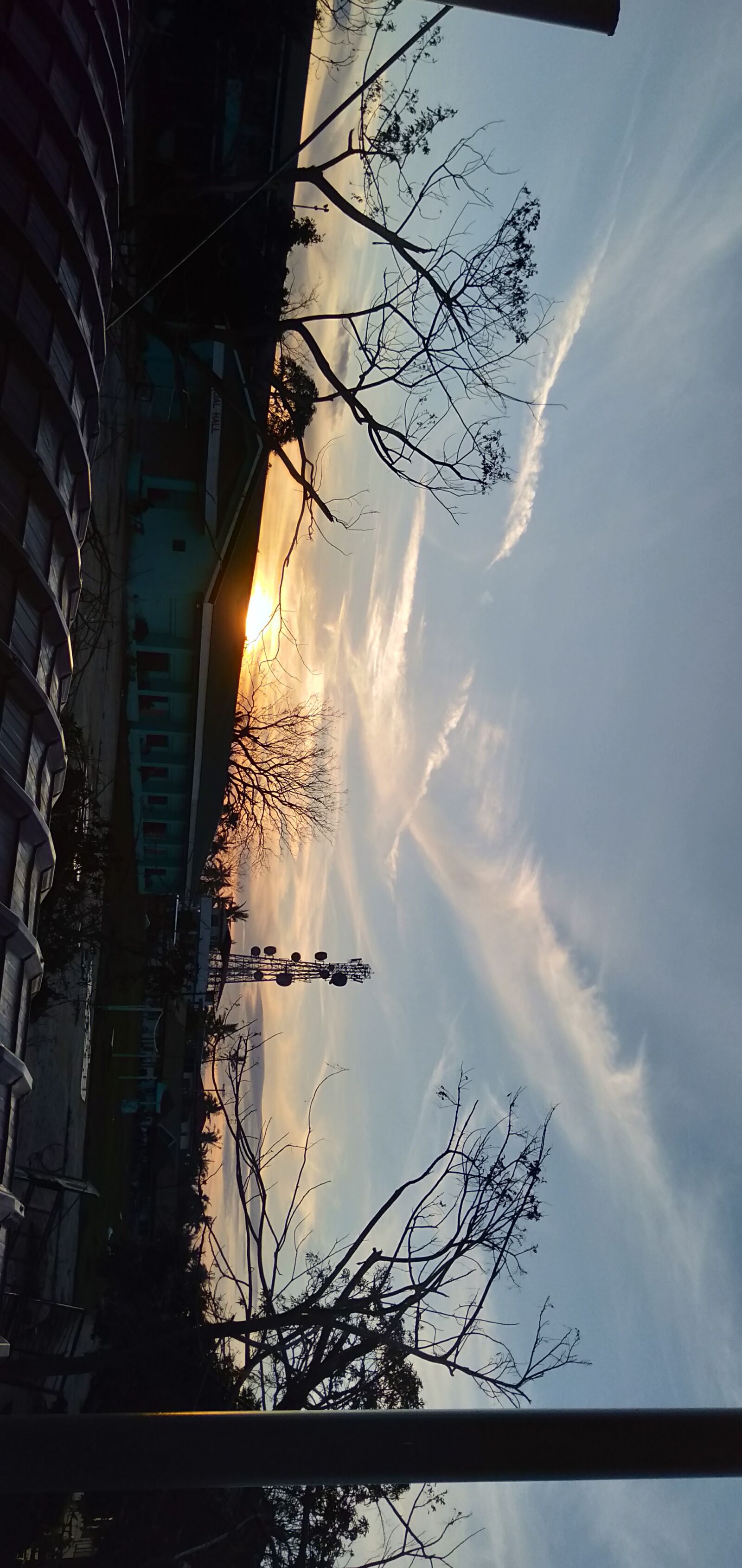 OPPO A3S sample photo. Sky, sunset, clouds photography