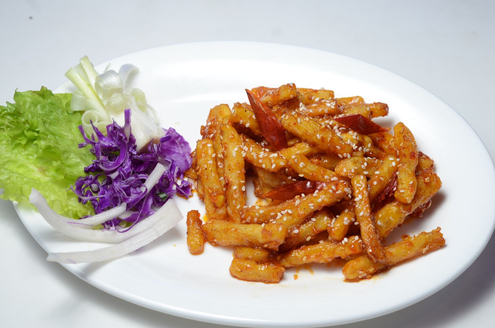 Nikon D7000 sample photo. Chinese, potato, cuisine photography