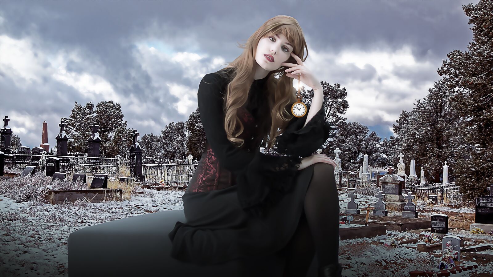 Nikon D50 sample photo. Vampira, vampire, vamp photography