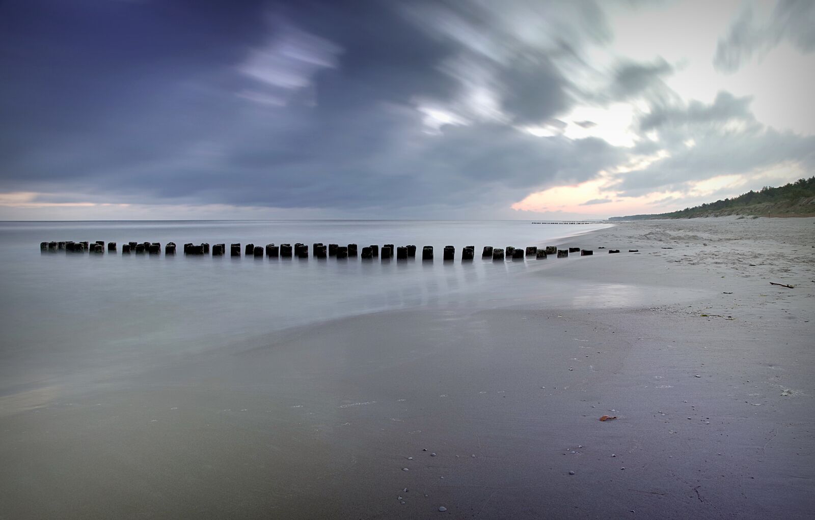 Pentax K-S2 sample photo. Breakwater, sea, beach photography
