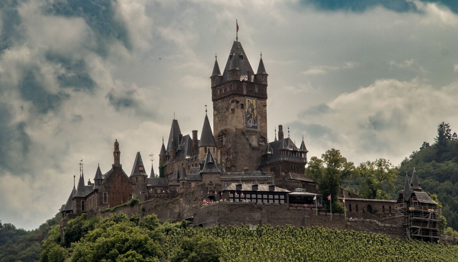 Canon EOS 80D sample photo. Castle, cochem, mosel photography