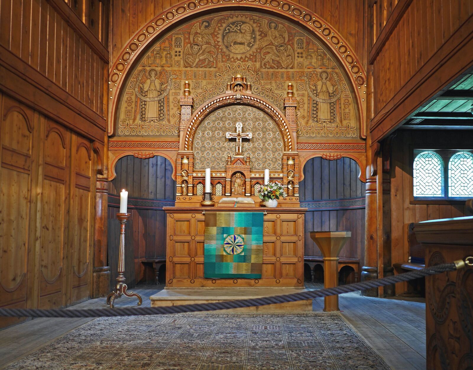Panasonic Lumix DMC-GH3 sample photo. Wood, interior, church, religion photography