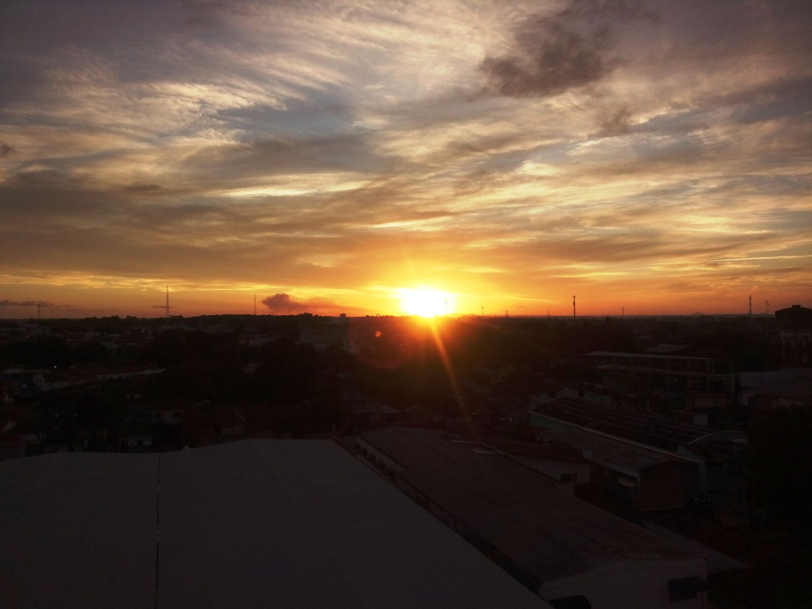 LG K430TV sample photo. Sunset, sol, horizon photography