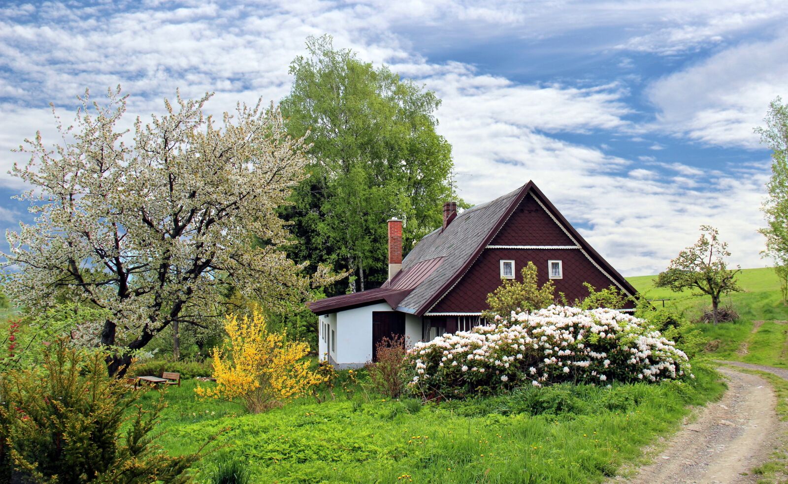 Canon EOS 600D (Rebel EOS T3i / EOS Kiss X5) sample photo. Spring, cottage, house photography