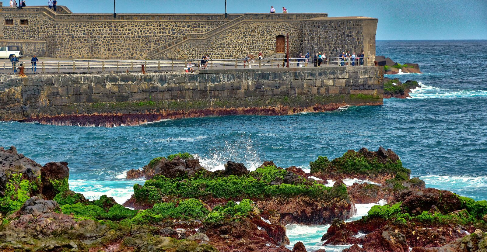 Nikon D7200 sample photo. Cliff, tenerife, rocks photography