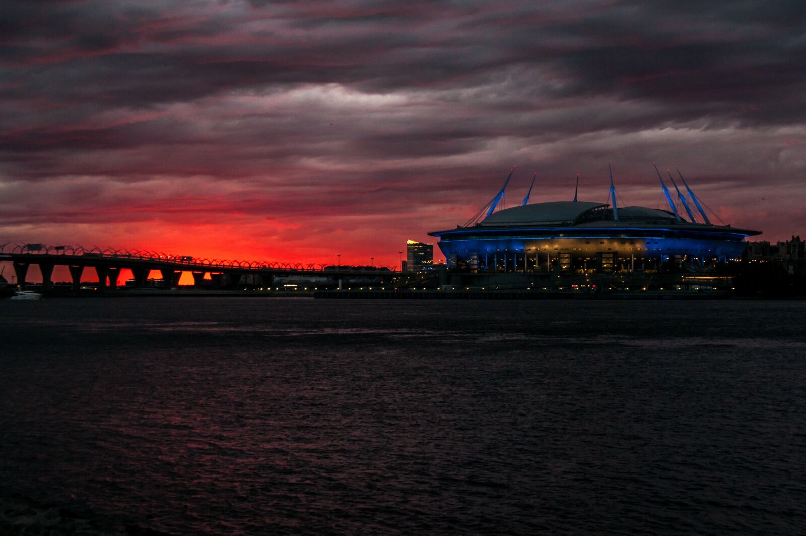Nikon D300S sample photo. St petersburg russia, sunset photography