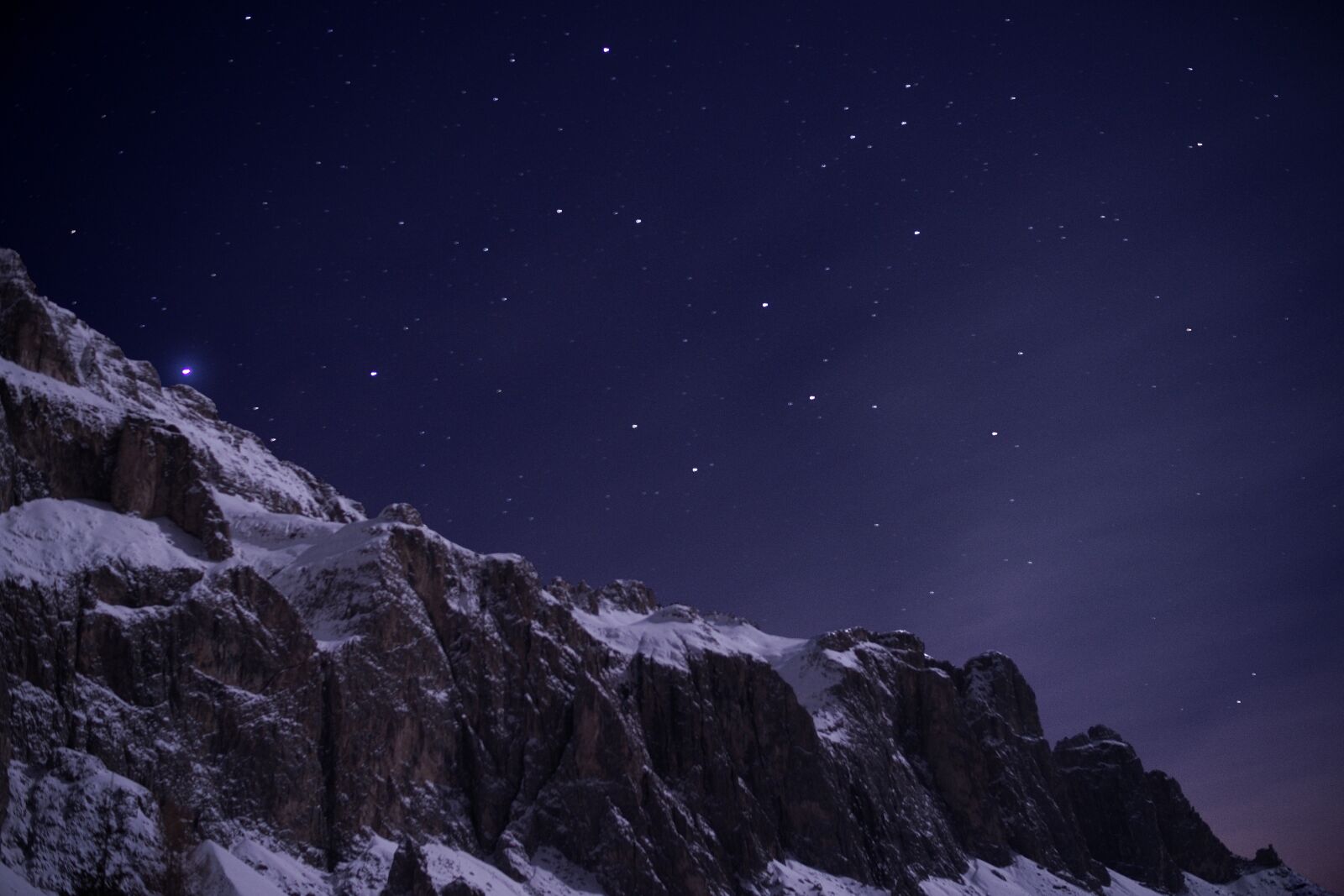E 50mm F1.4 sample photo. Alpine, night, star photography