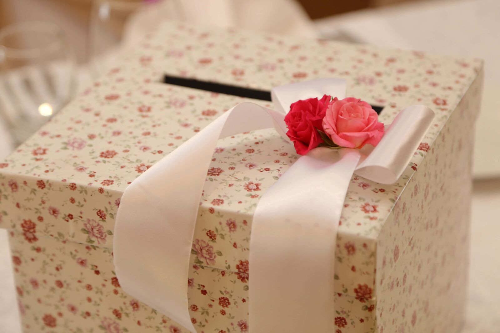 Canon EF 24-105mm F4L IS USM sample photo. Birthday, gift, box, ribbon photography