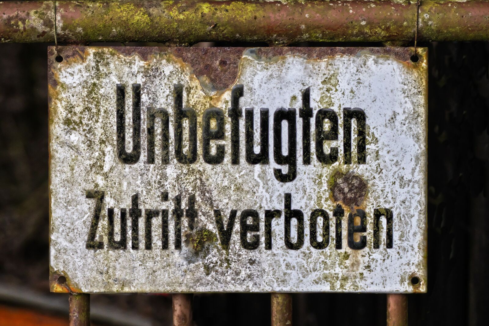 Panasonic Lumix DMC-FZ1000 sample photo. Email sign, enamel, prohibitory photography