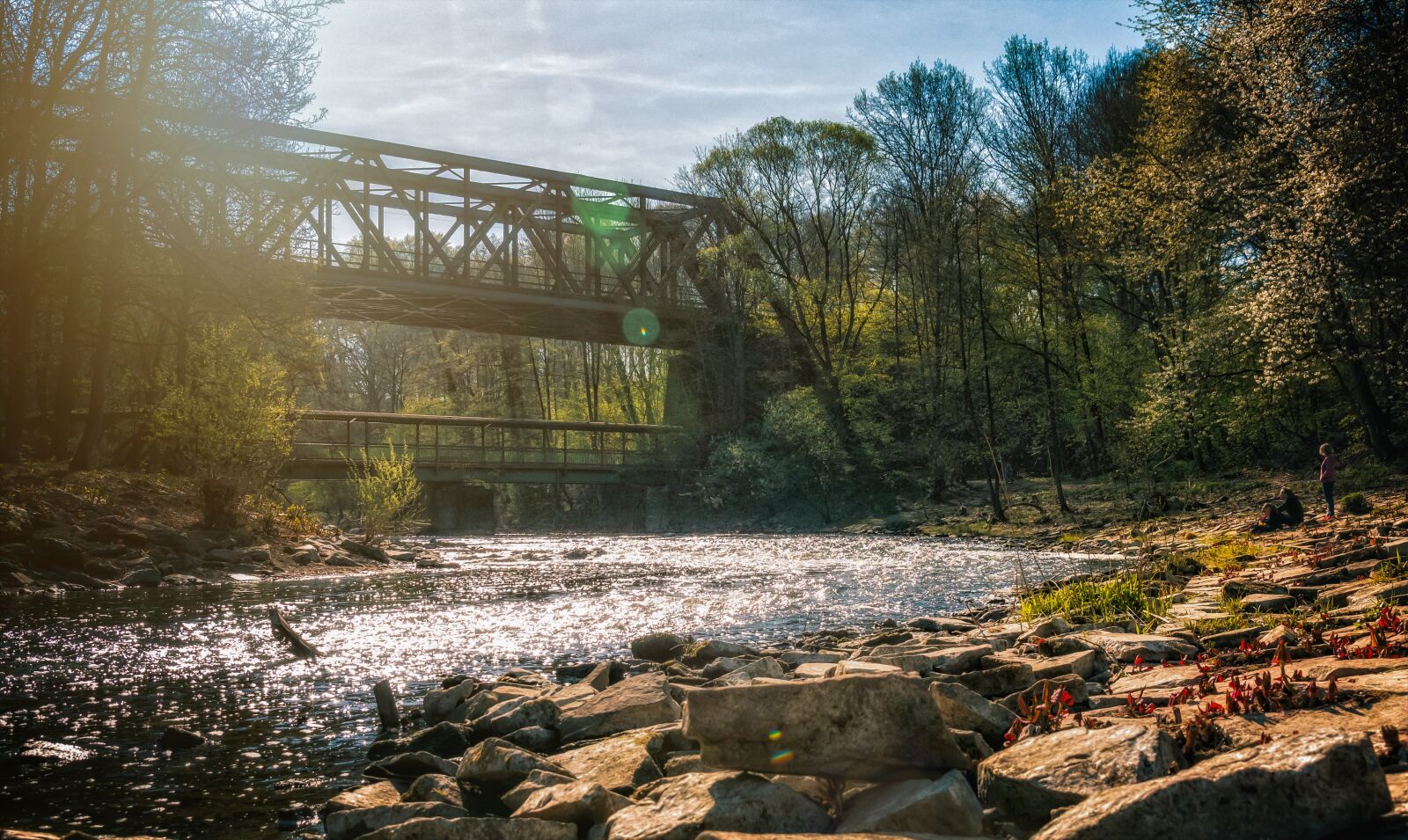 Nikon Z6 sample photo. River, bridge, backlighting photography
