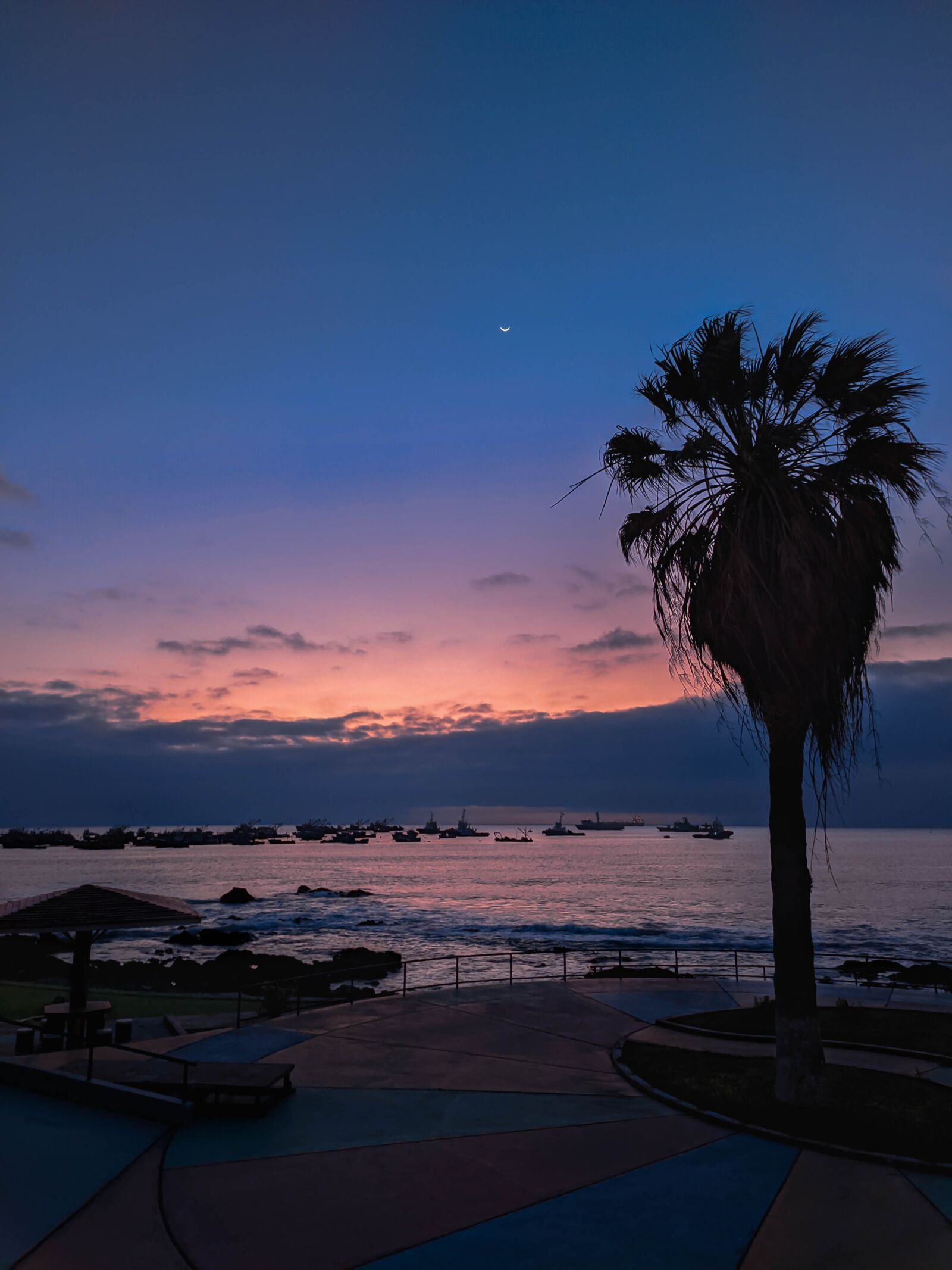 Xiaomi Redmi Note 8 sample photo. Moon, twilight, sunset photography