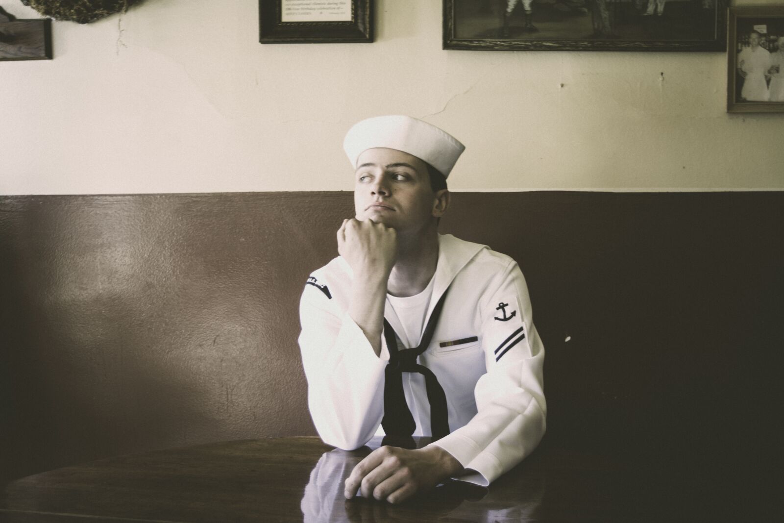 Nikon D5200 sample photo. Sailor, vintage, navy photography