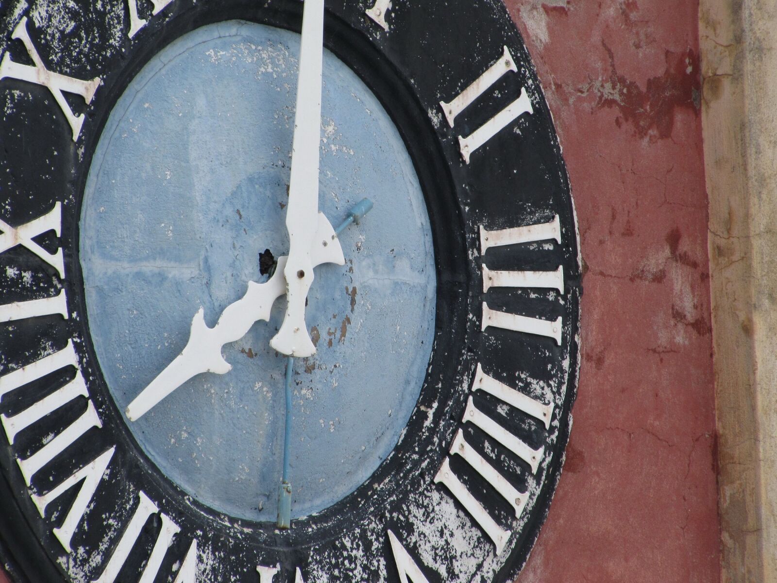 Canon PowerShot SX20 IS sample photo. Clock, face, old photography