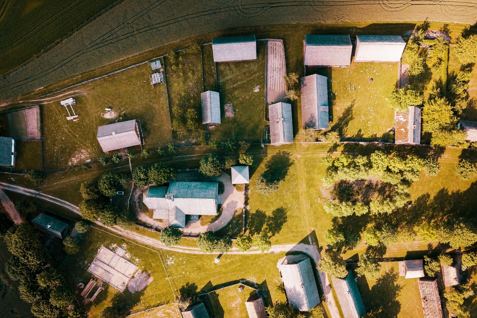 DJI FC220 sample photo. Village, open air museum photography