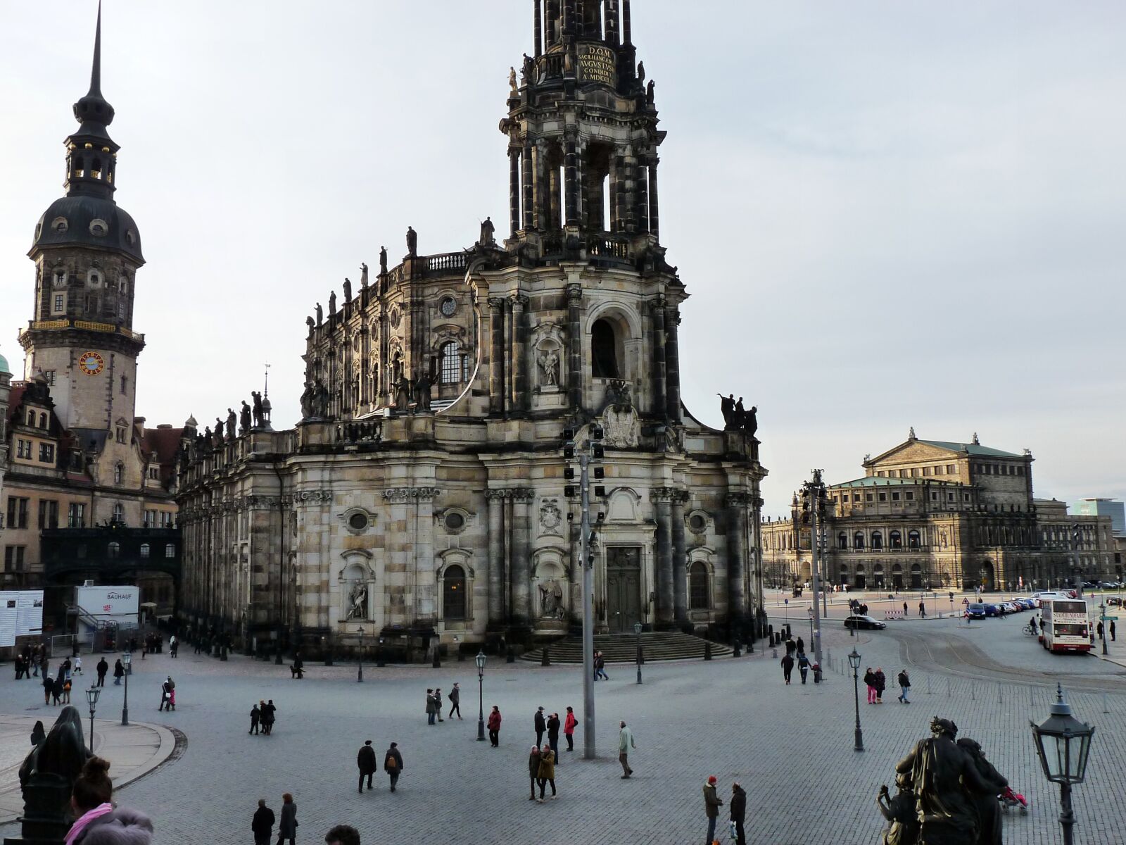 Panasonic Lumix DMC-FZ28 sample photo. Castle church, dresden, city photography