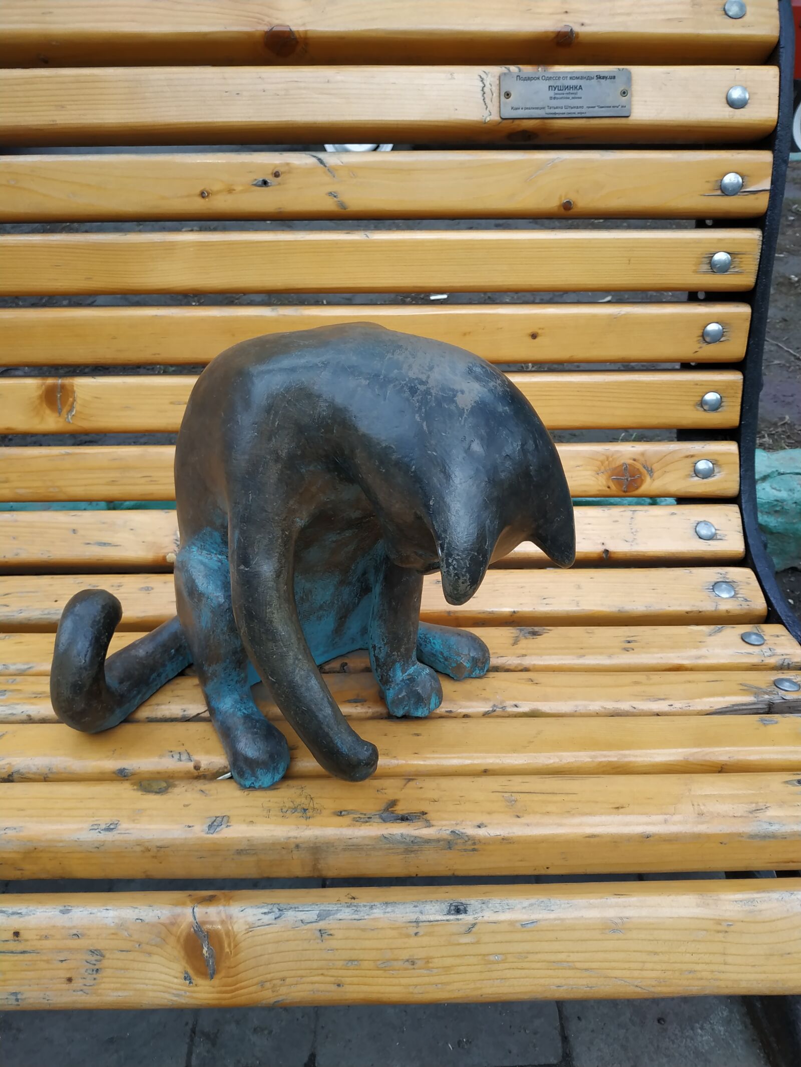 Xiaomi Redmi Note 5 sample photo. Cats, odessa, monuments photography