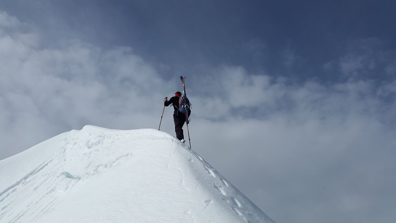 Samsung Galaxy Alpha sample photo. Backcountry skiiing, summit, mountaineering photography