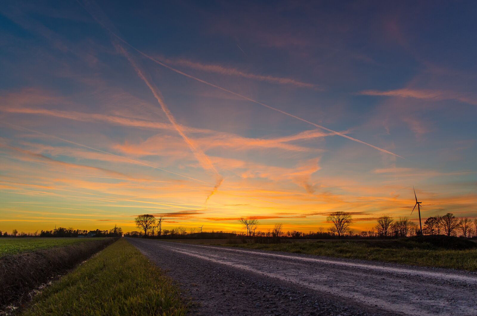 Nikon D7000 sample photo. Sunset, orange, blue photography