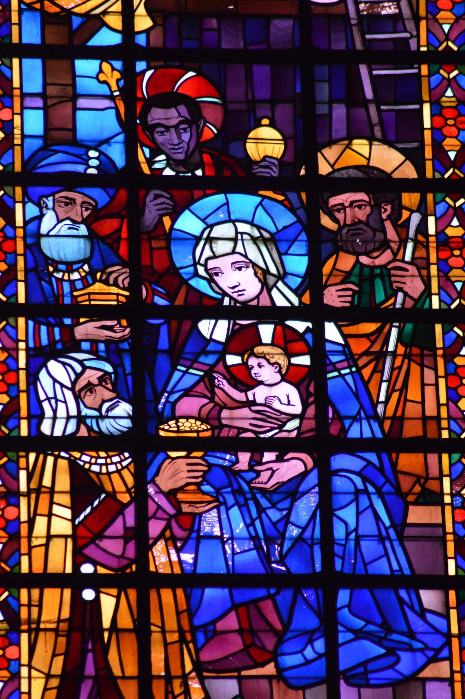 Nikon D3200 sample photo. Stained glass, window, church photography