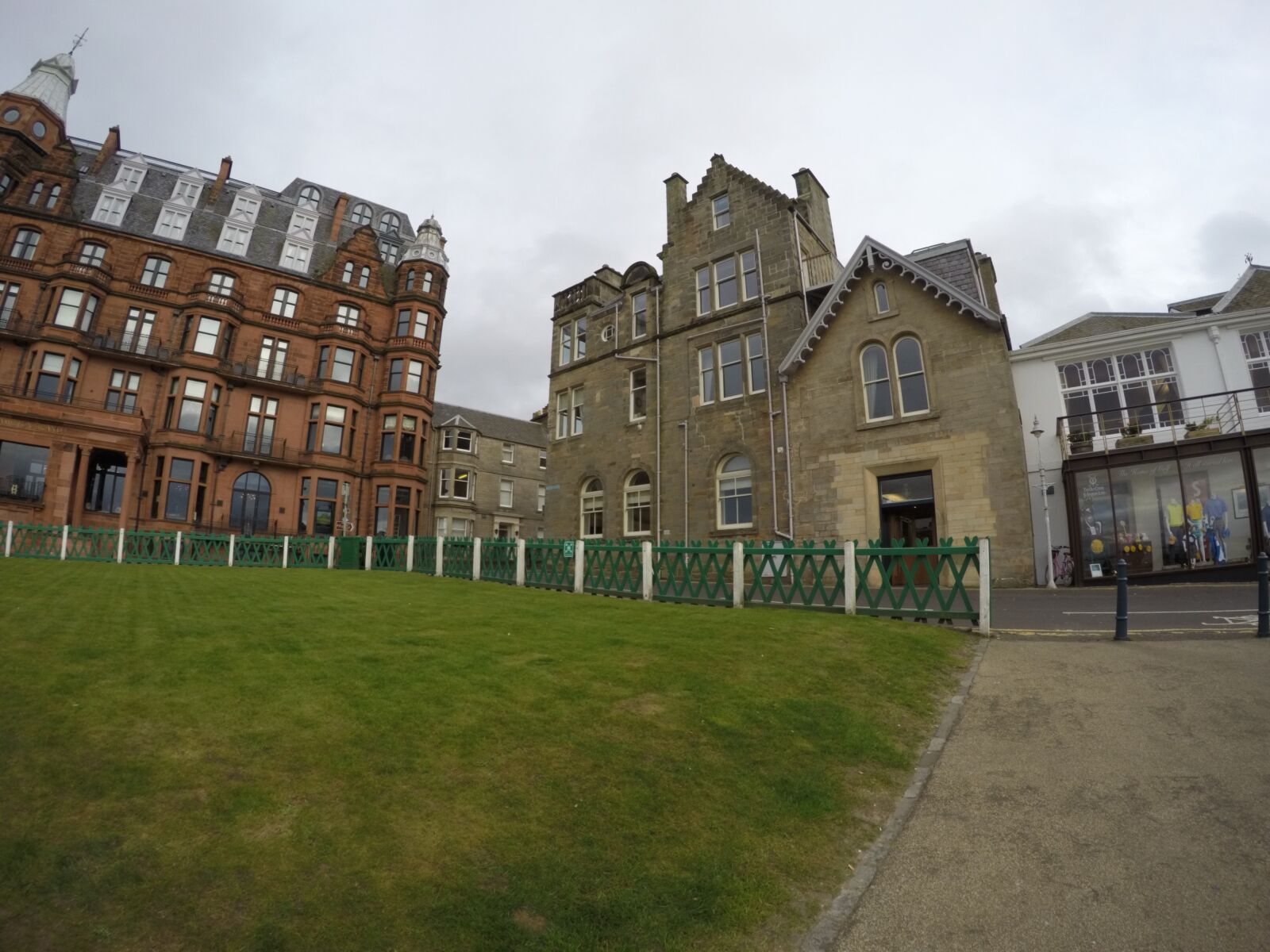 GoPro HERO4 Silver sample photo. Scotland, golf, city photography