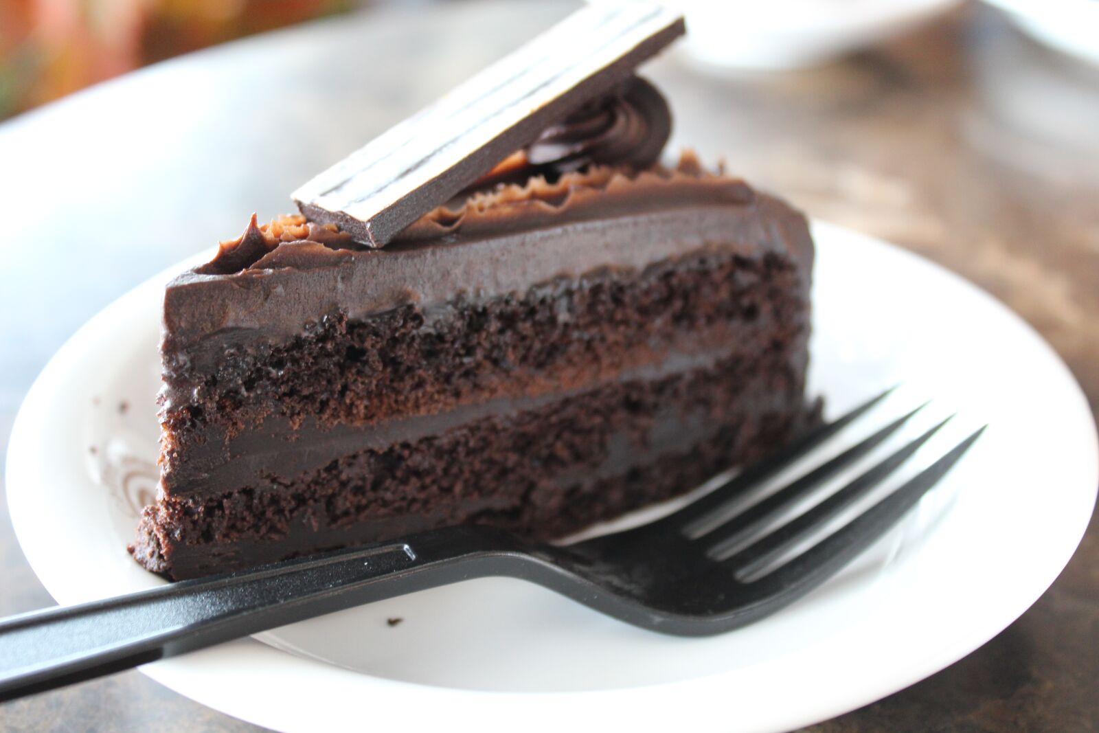 Canon EOS 100D (EOS Rebel SL1 / EOS Kiss X7) sample photo. Chocolate, cake, rich photography