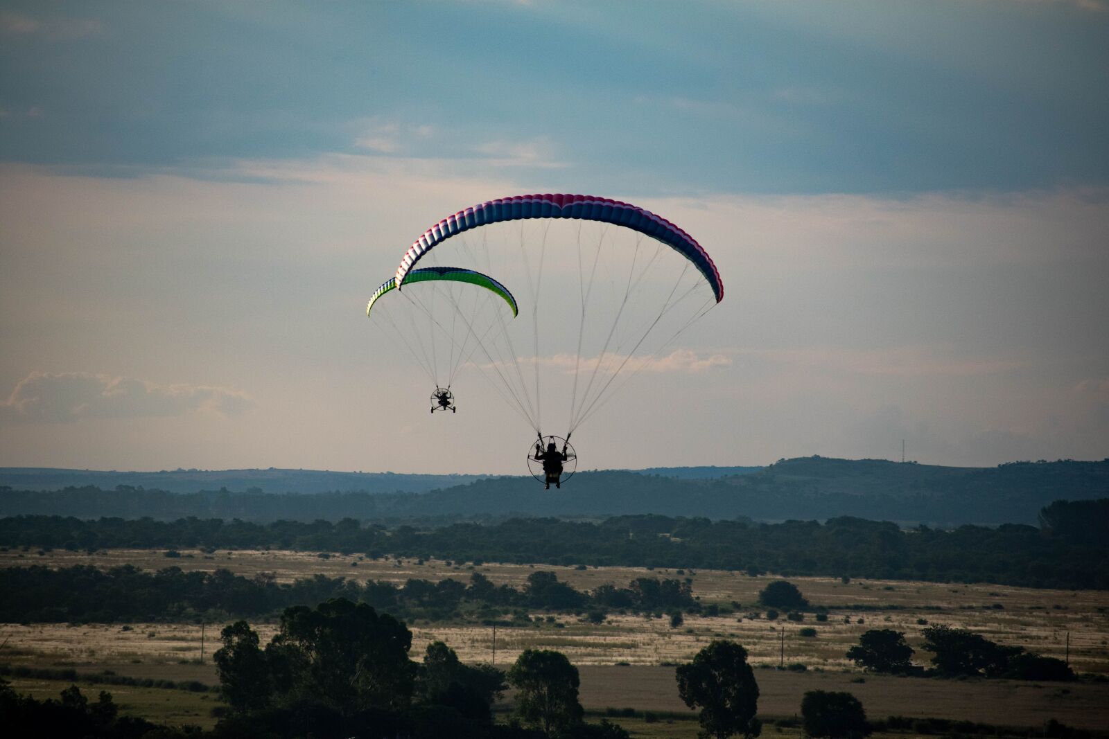 Nikon D3400 sample photo. Paramotor, flight, paragliding photography