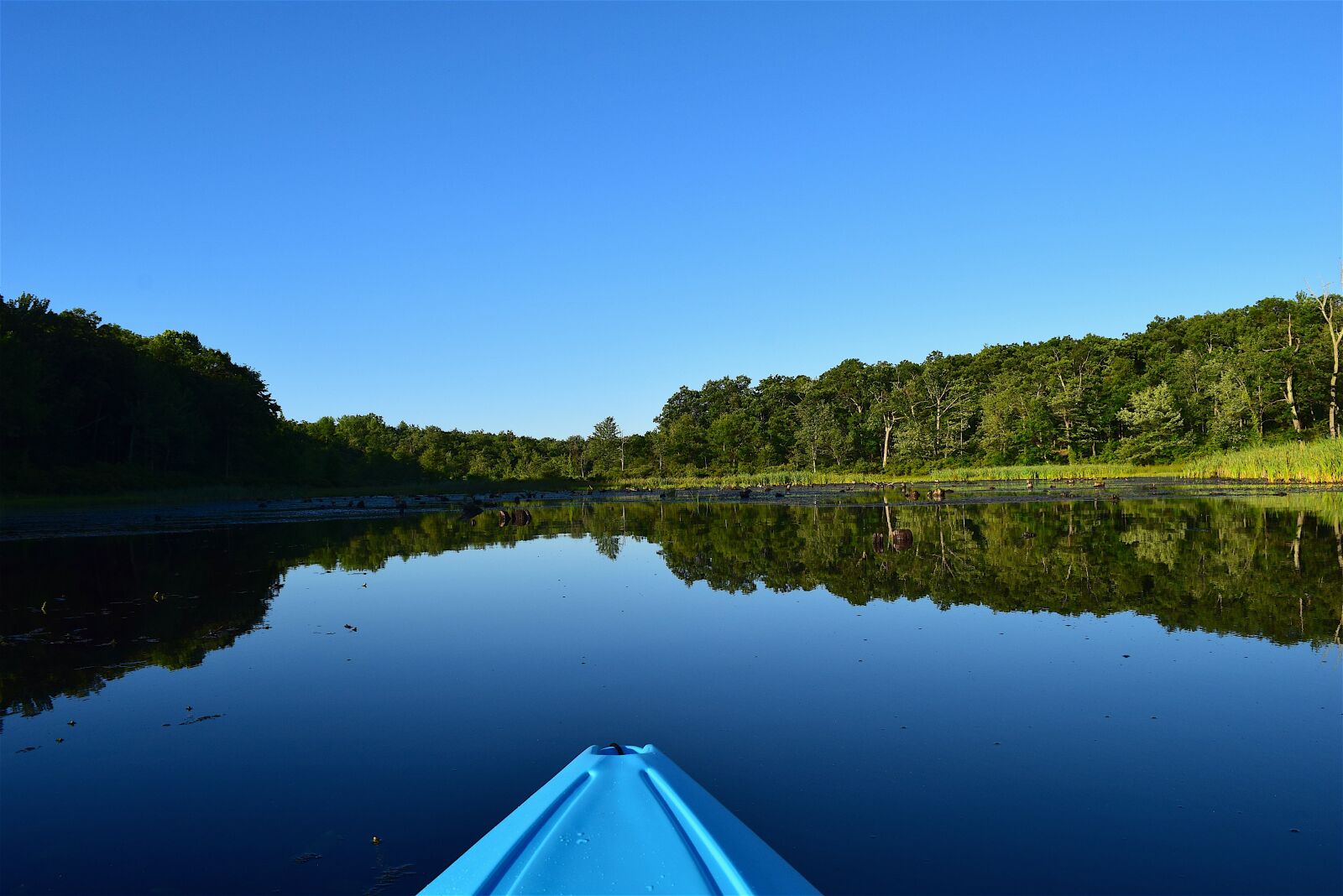 Nikon D3300 sample photo. Lake, morning, kayak photography