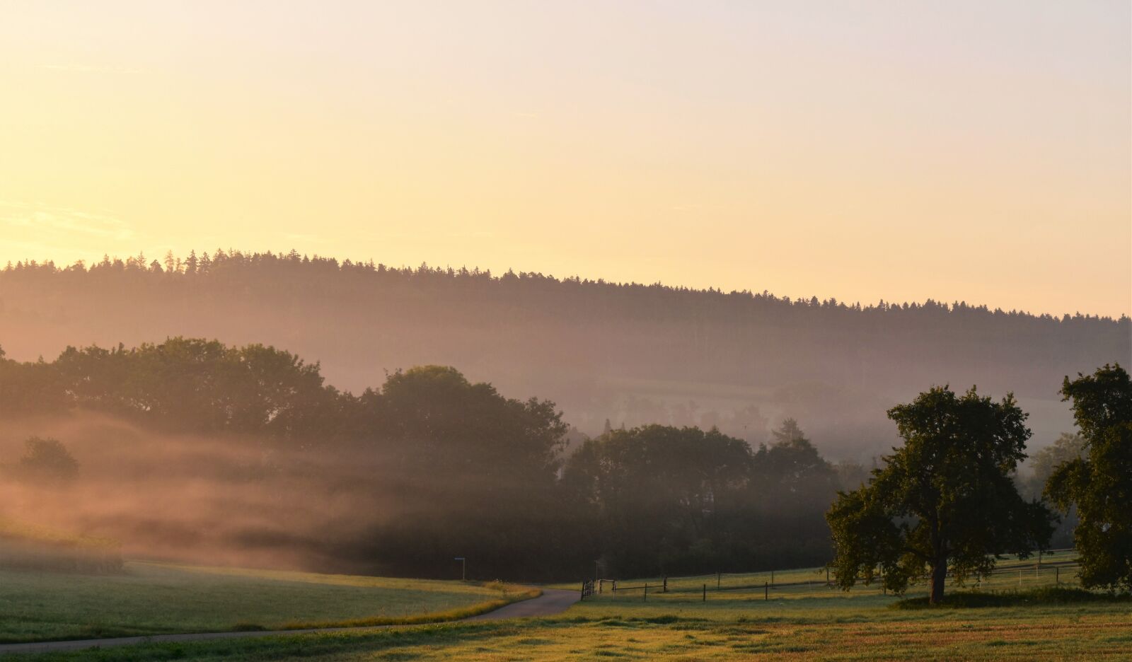 Nikon D5500 sample photo. Morgenstimmung, sunrise, skies photography