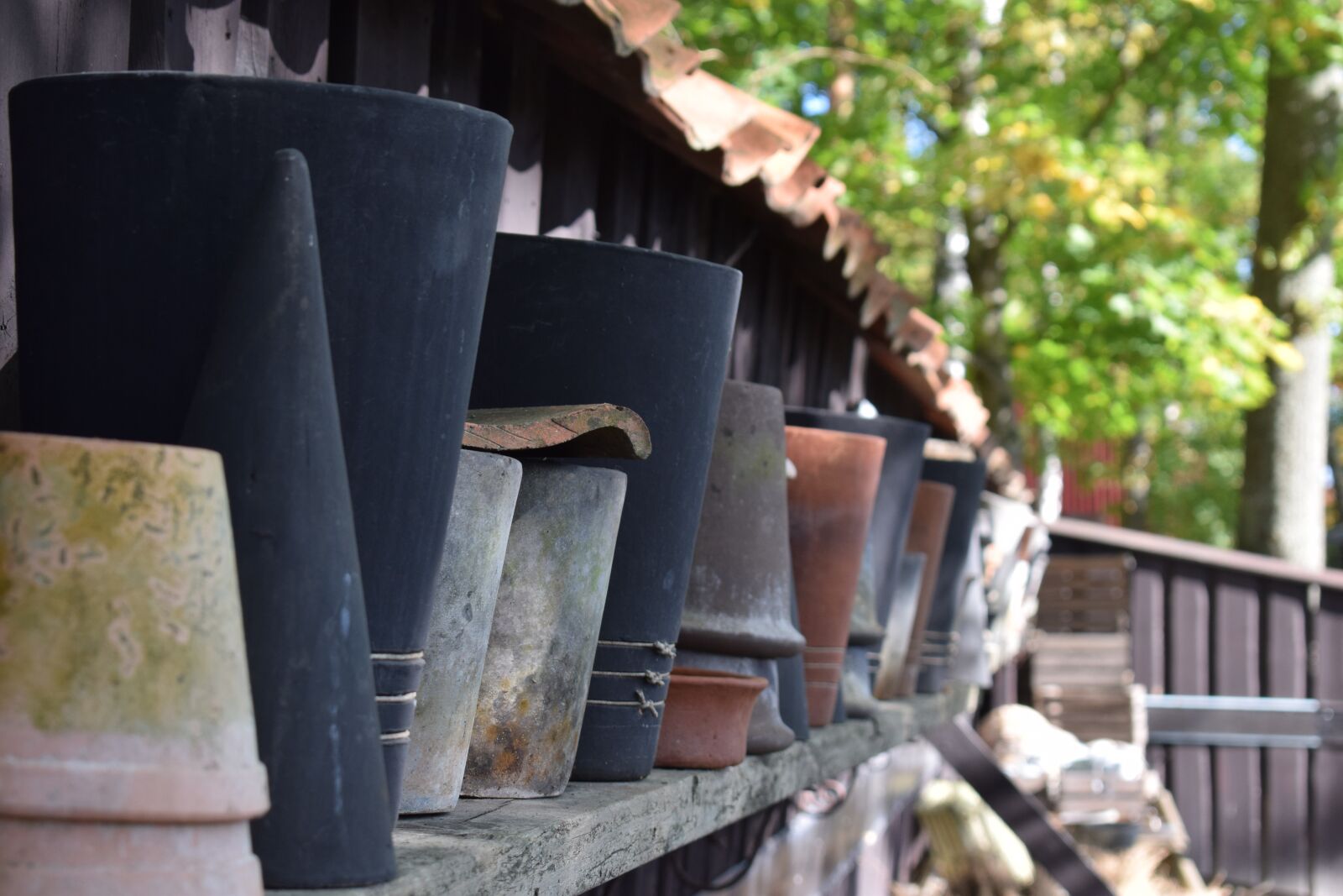 Nikon D3300 sample photo. Garden, pot, pots photography