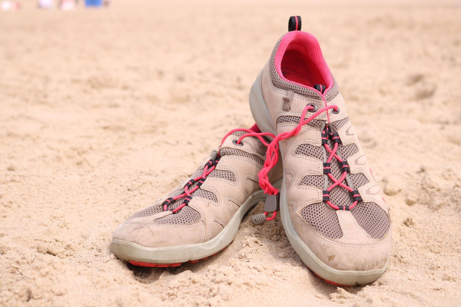 Canon EOS 750D (EOS Rebel T6i / EOS Kiss X8i) sample photo. Beach, shoes, run photography