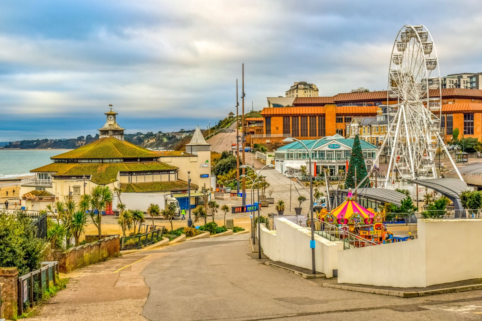 Nikon D3300 sample photo. Bournemouth, seaside, luna park photography