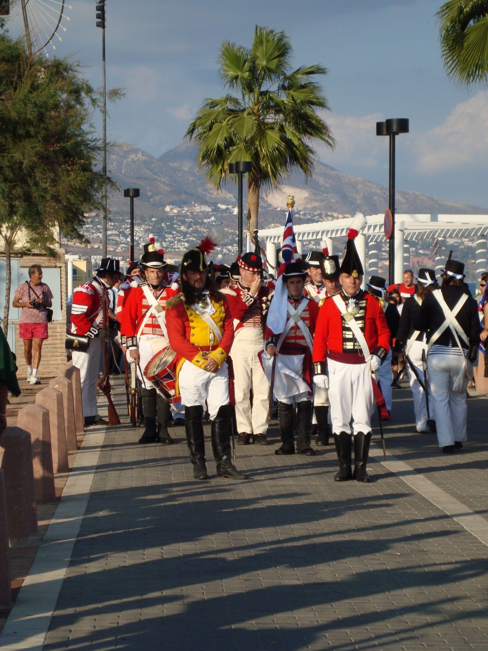 Sony Cyber-shot DSC-W120 sample photo. Soldiers marching malaga spain photography