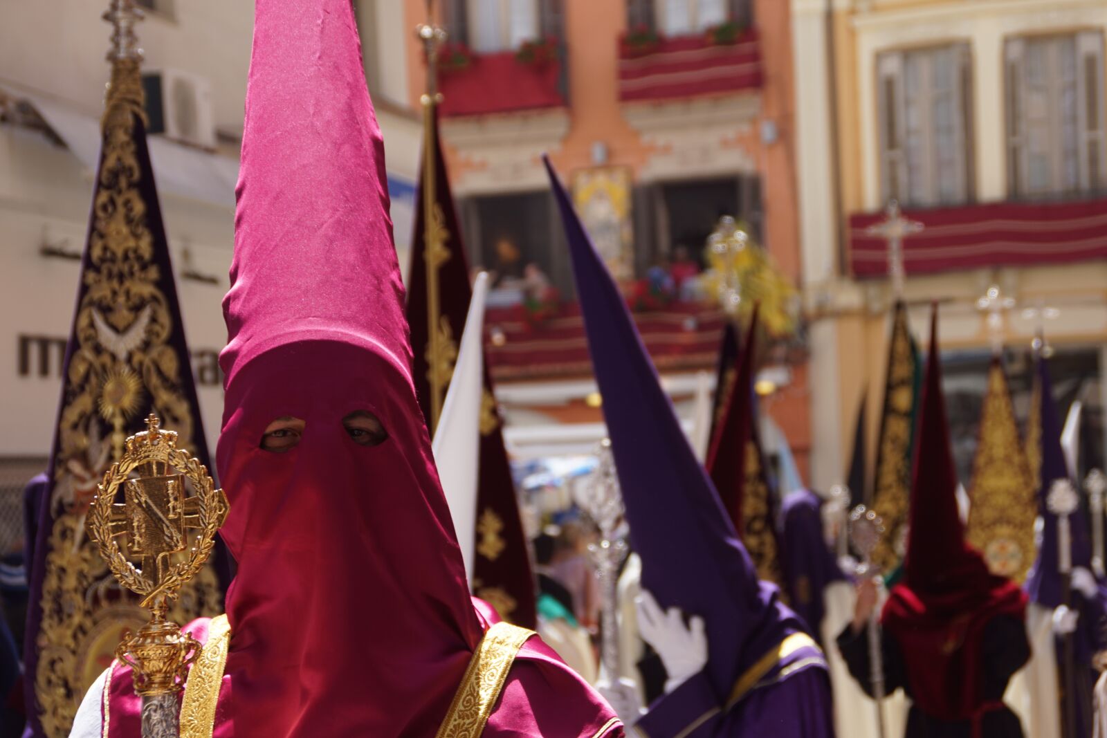 Sony SLT-A68 sample photo. Semana santa, malaga, procession photography