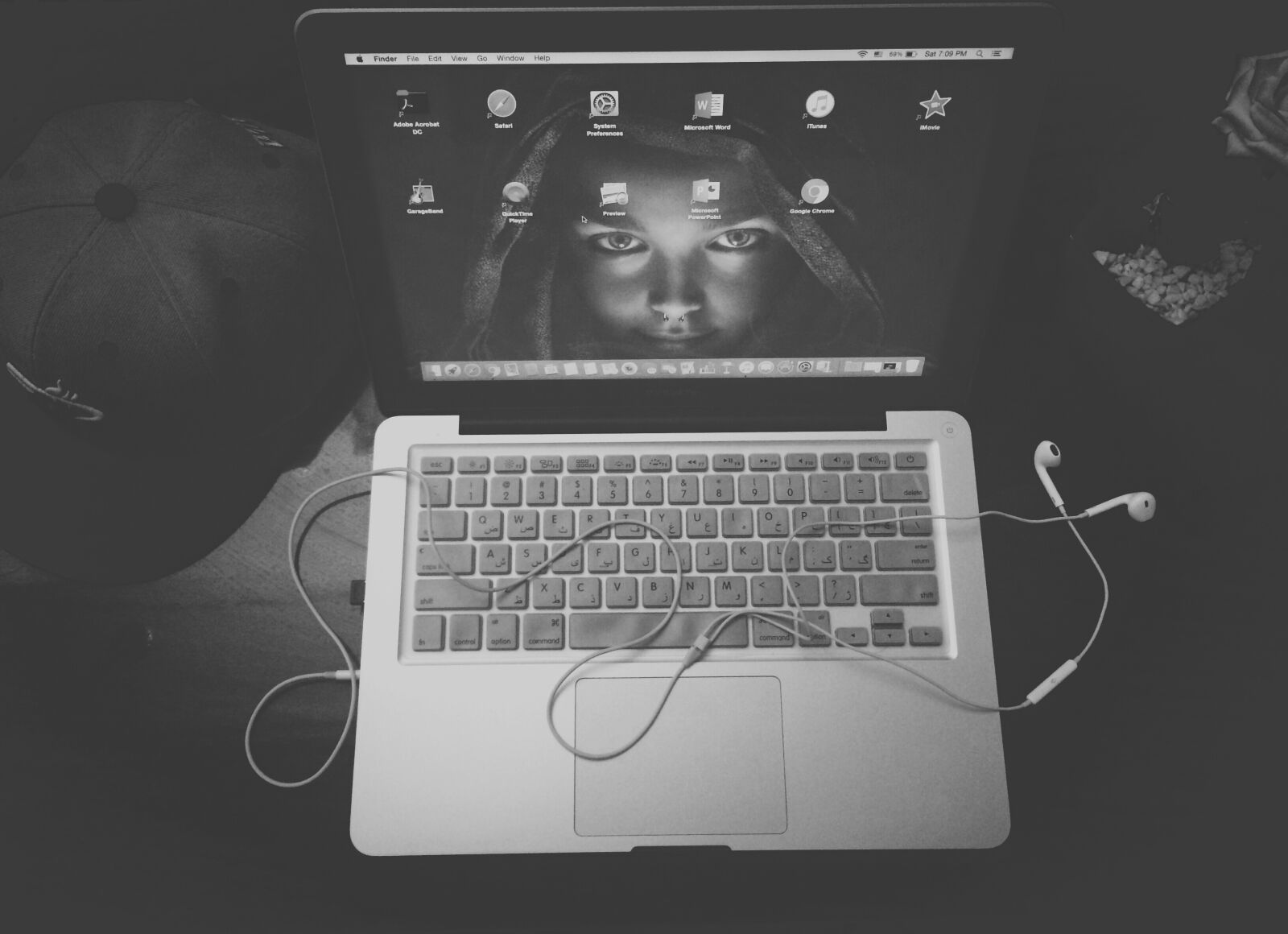 Apple iPhone 5s sample photo. Apple, black, and, white photography
