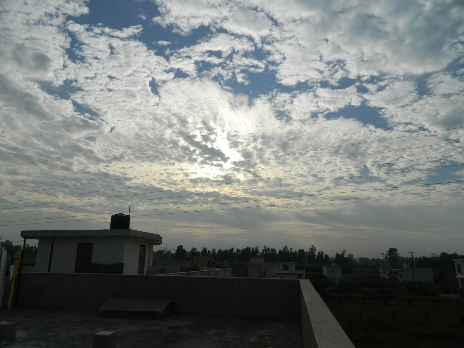 Nikon Coolpix L120 sample photo. Morning clouds, morning sky photography