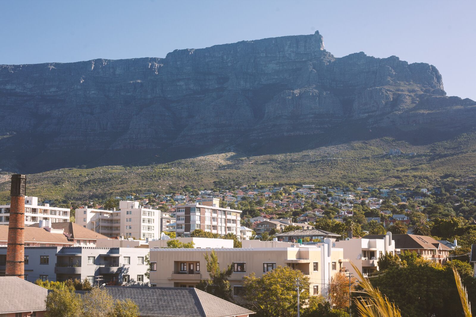 Canon EOS 5D Mark II sample photo. Table mountain, cape coast photography