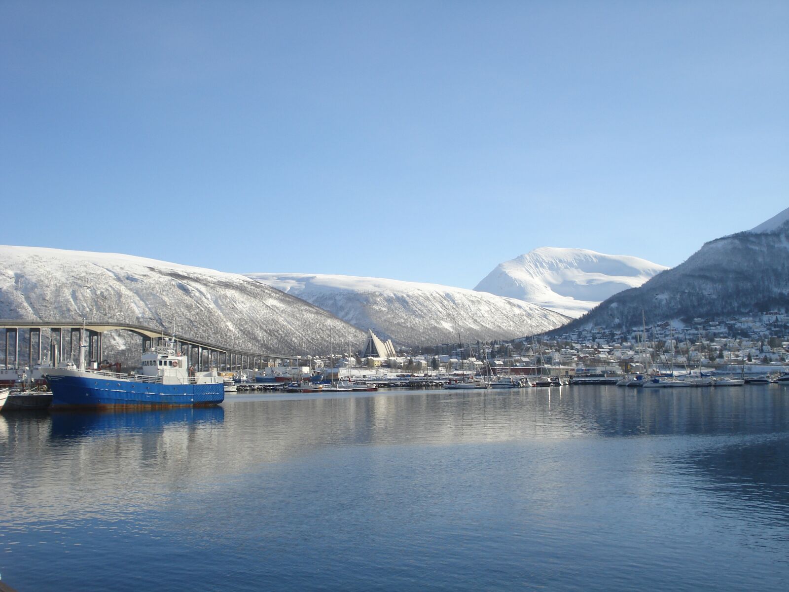 Sony DSC-W55 sample photo. Norway, tromsø, fjord photography