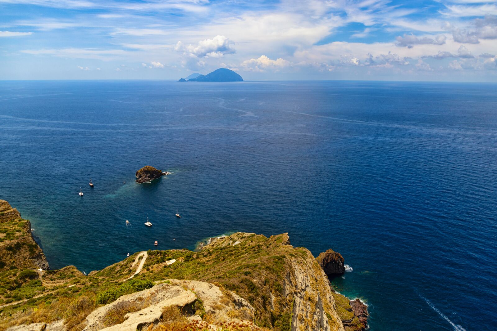 Canon EF 24-105mm F4L IS II USM sample photo. Sicily, aeolian islands, sea photography