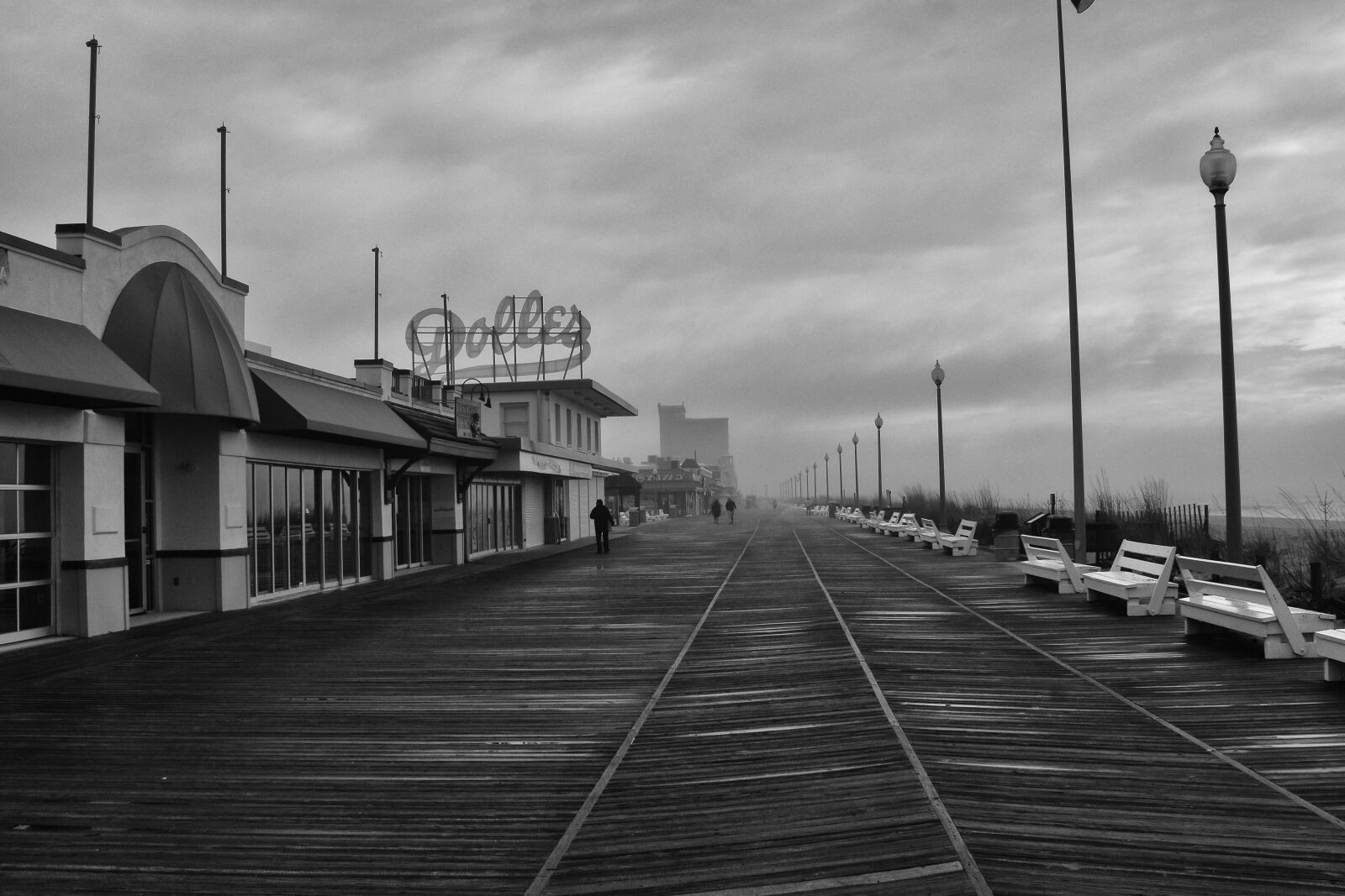 Nikon D7200 sample photo. Clouds, boardwalk, pier photography