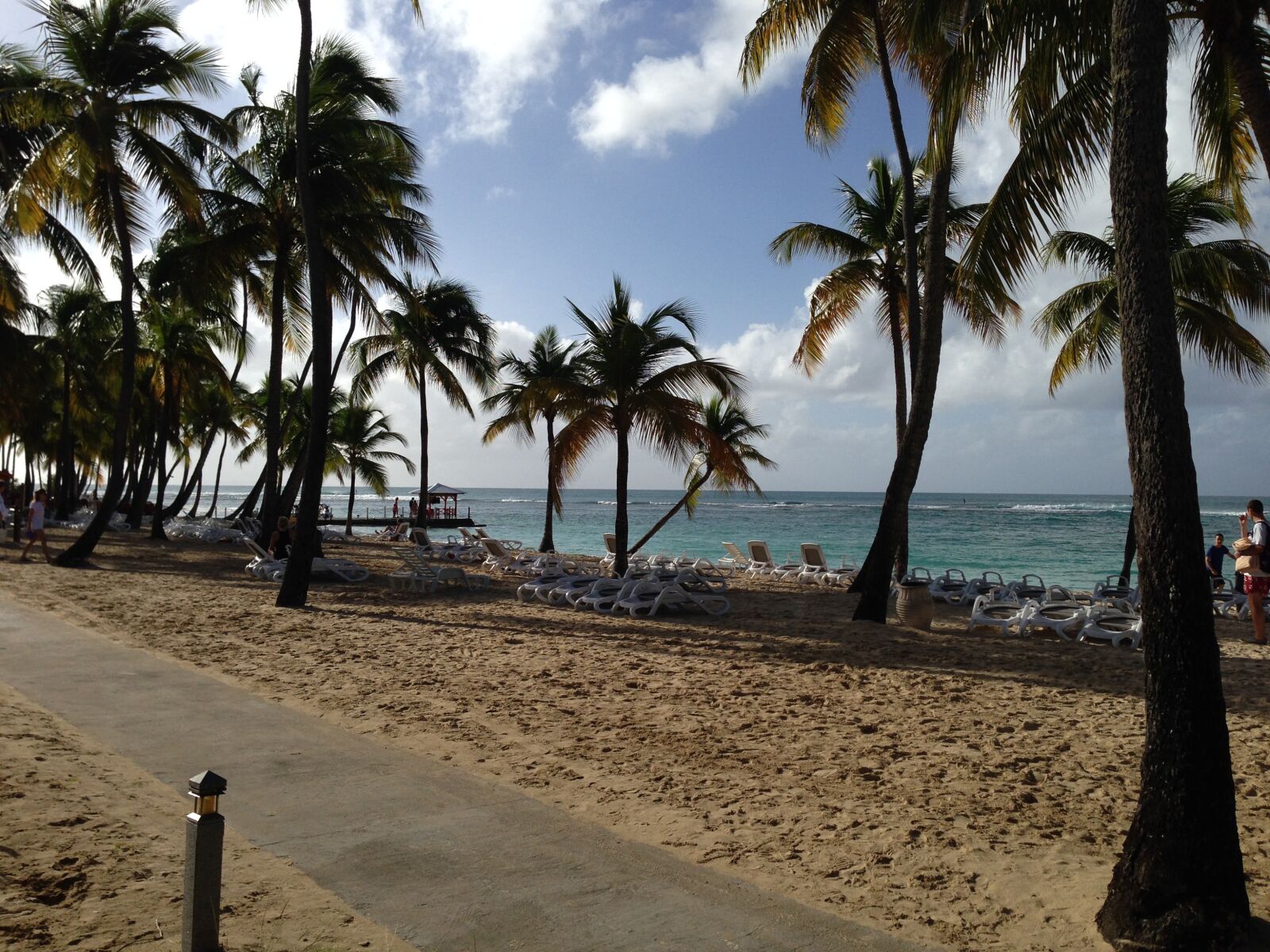 iPhone 5 back camera 4.12mm f/2.4 sample photo. Beach, guadeloupe, club med photography