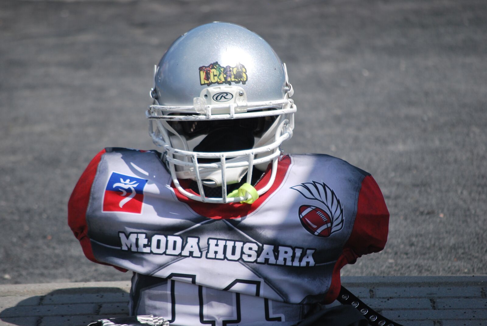 Nikon D60 sample photo. American football, the young photography