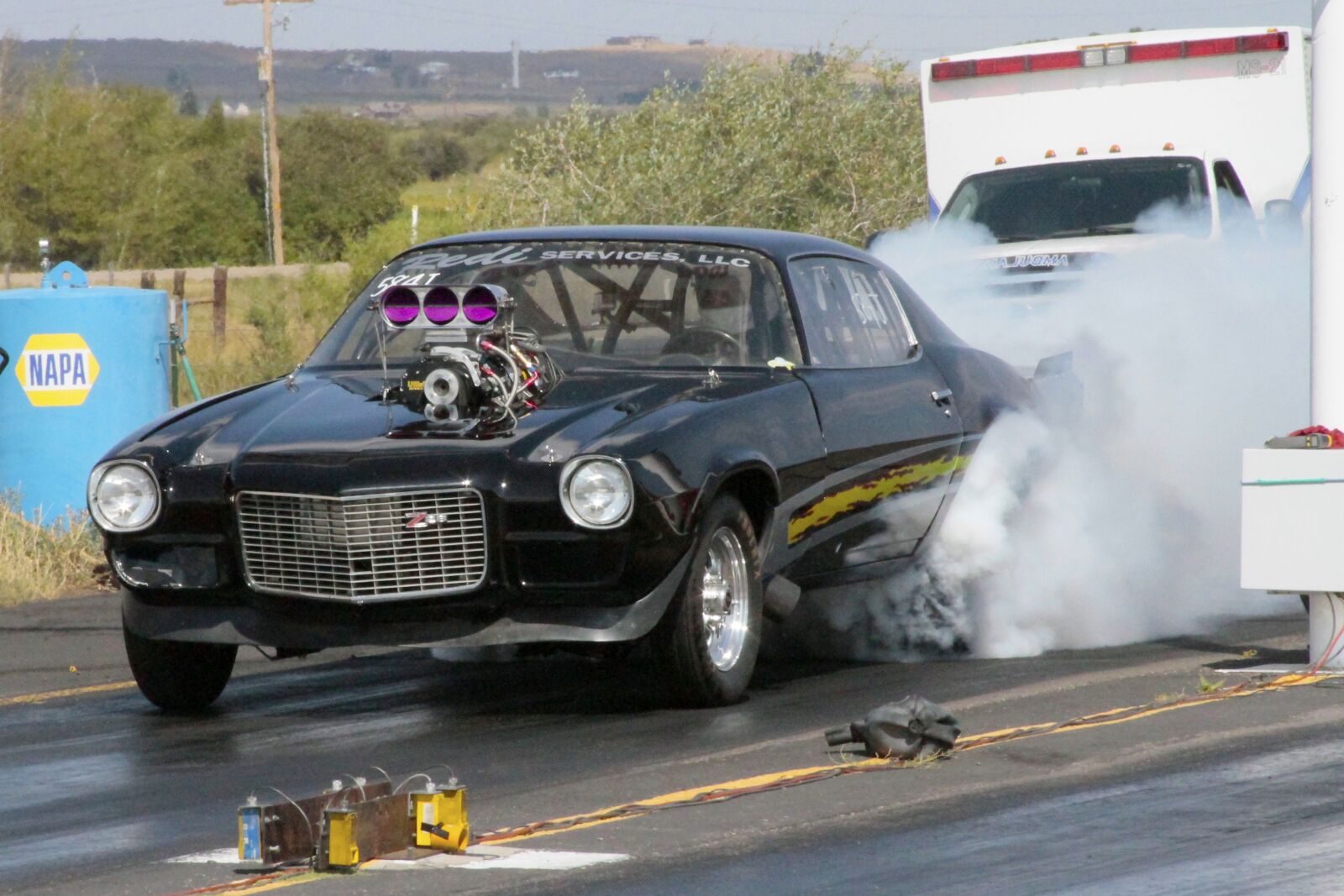 Canon EOS 7D sample photo. Racecar, drag racing, camaro photography