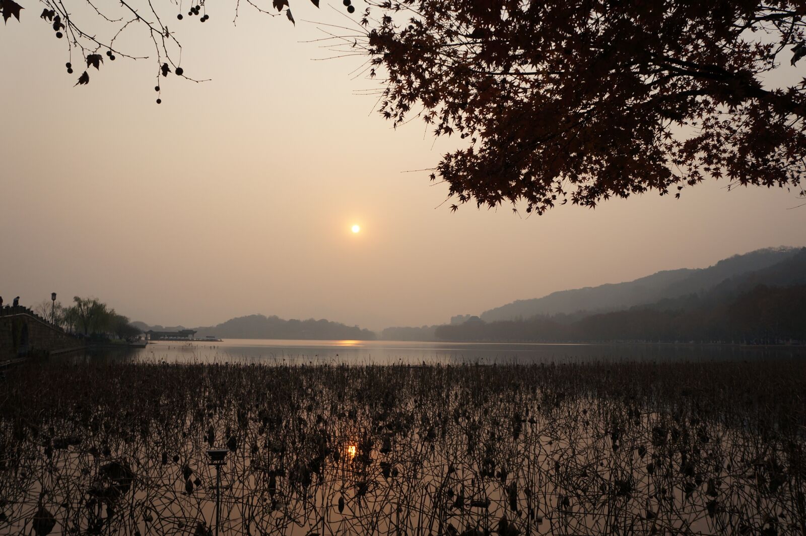 Sony Alpha NEX-5N sample photo. Sunset, hongzou, china photography