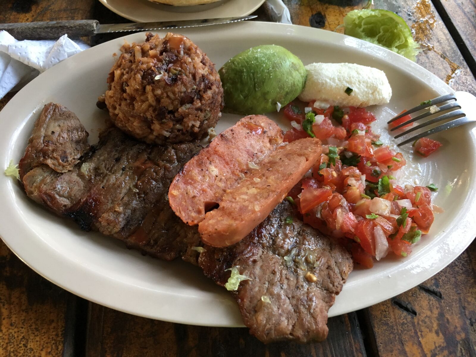iPhone SE back camera 4.15mm f/2.2 sample photo. Roast, lunch, meat photography
