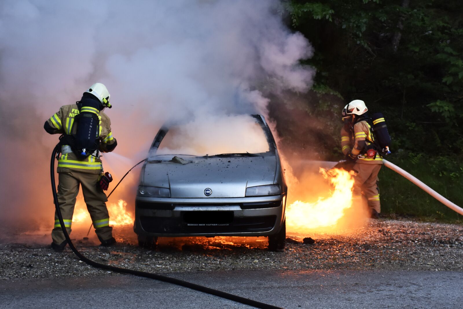 Nikon D7200 sample photo. Fire, blue light, fire photography