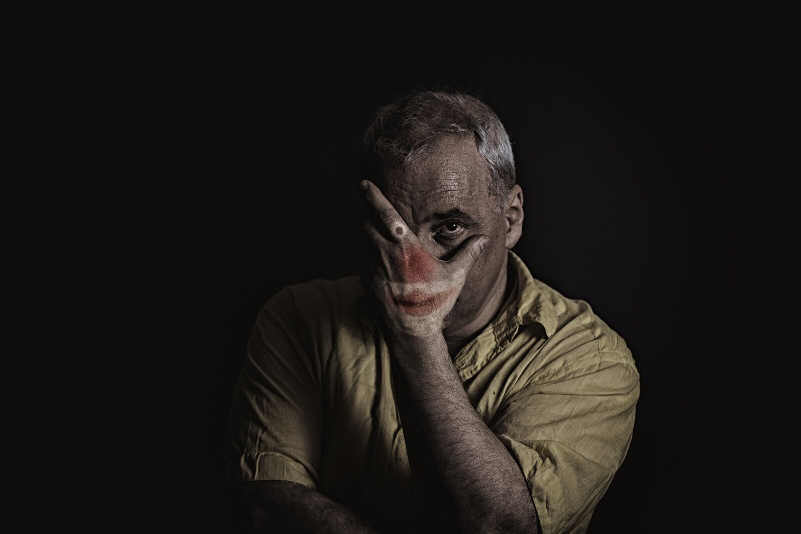 Nikon D7200 sample photo. Clown, facial, makeup photography