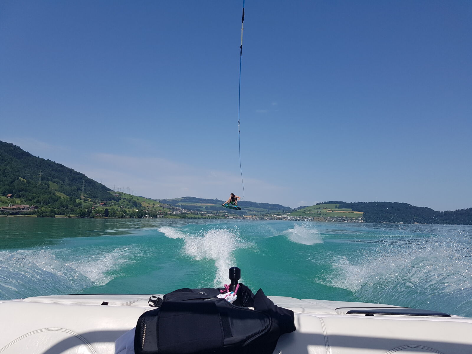 Samsung Galaxy S7 Edge sample photo. Leap, wakeboard photography