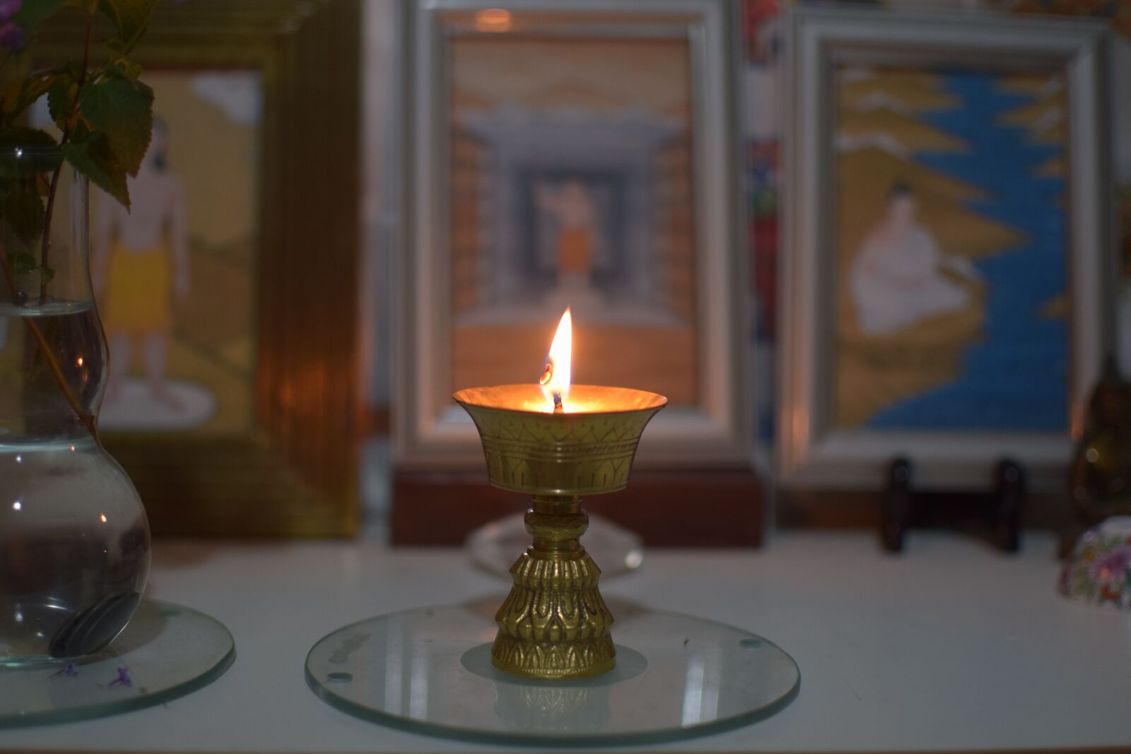 Nikon D5300 sample photo. The lamp of buddhist photography